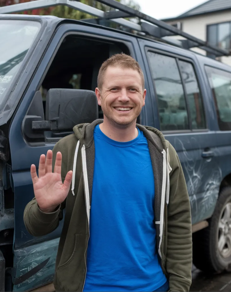 Happy customer after selling her junk car for cash